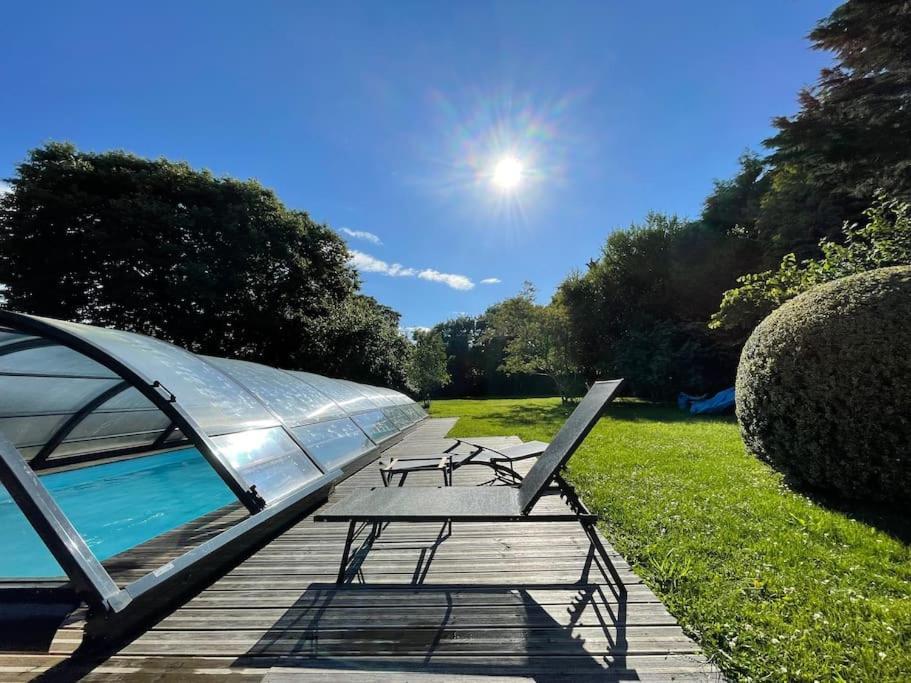Le Gite Marie-Galante : Belle Maison D'Hotes Avec Acces Piscine En Ete Lanmeur 외부 사진