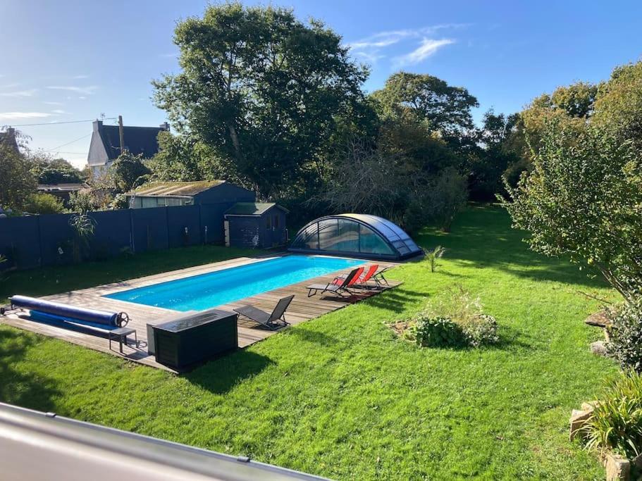 Le Gite Marie-Galante : Belle Maison D'Hotes Avec Acces Piscine En Ete Lanmeur 외부 사진